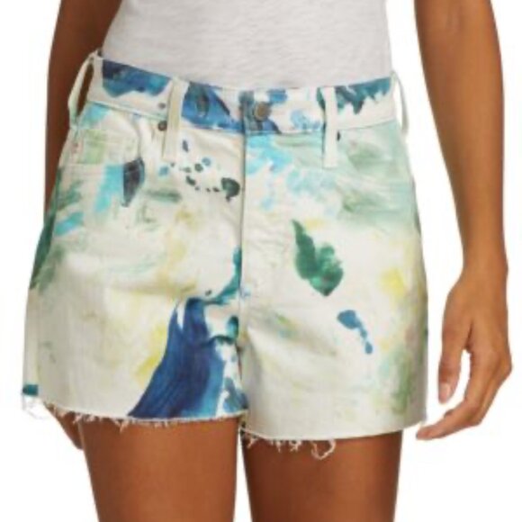 NWT AG High rise Tie Dye Alexxis Shorts - 26 - Picture 1 of 11
